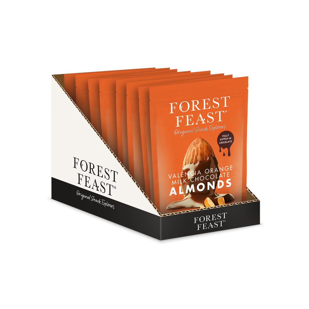 Valencia Orange Milk Chocolate Almonds