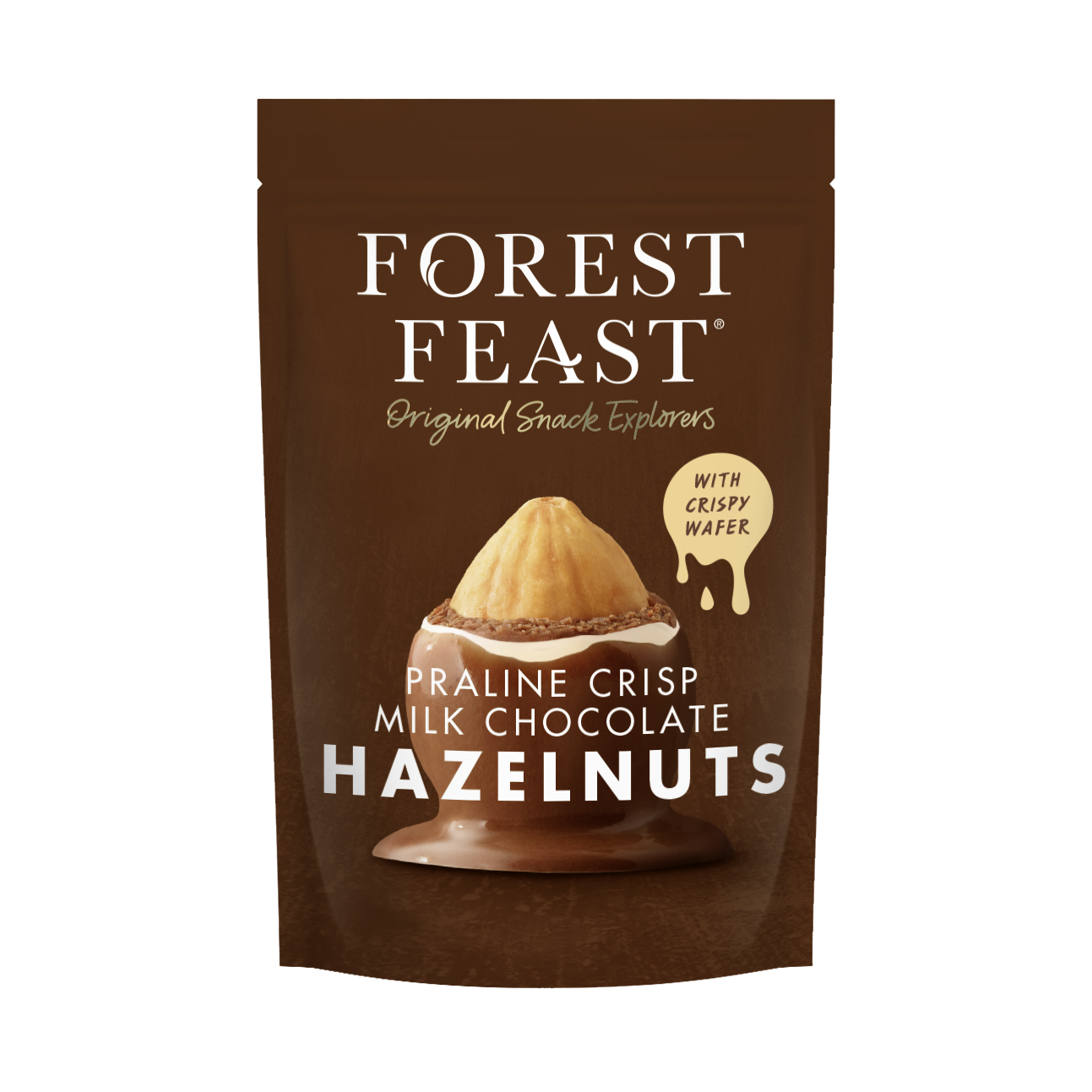 Praline Crisp Milk Chocolate Hazelnuts