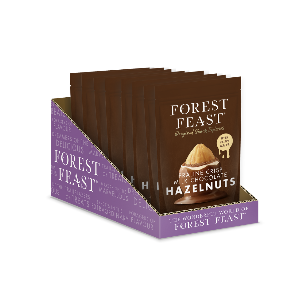 Praline Crisp Milk Chocolate Hazelnuts