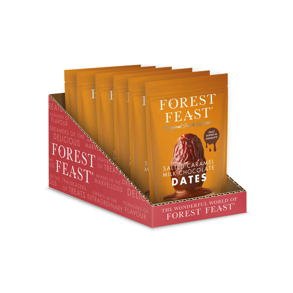 Forest Feast Salted Caramel Milk Chocolate Dates