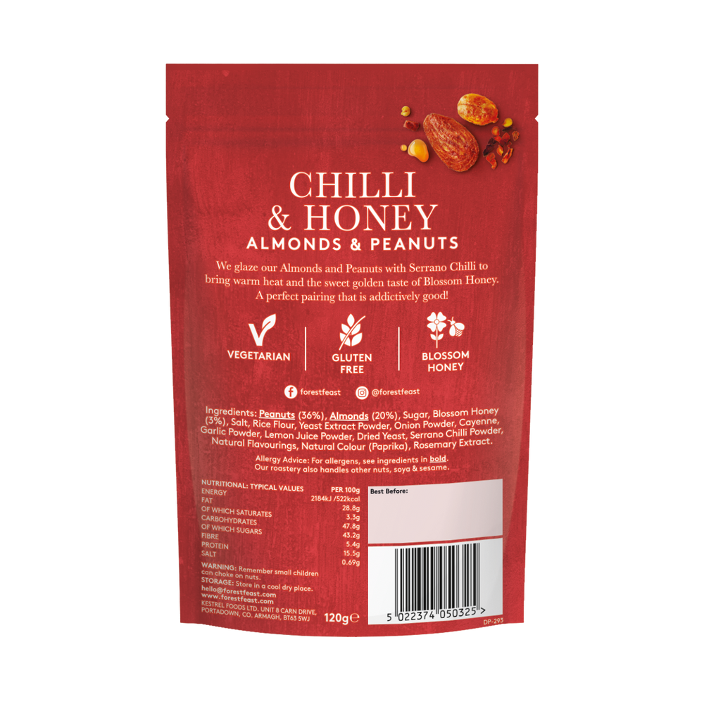 Serrano Chilli & Honey Almonds & Peanuts