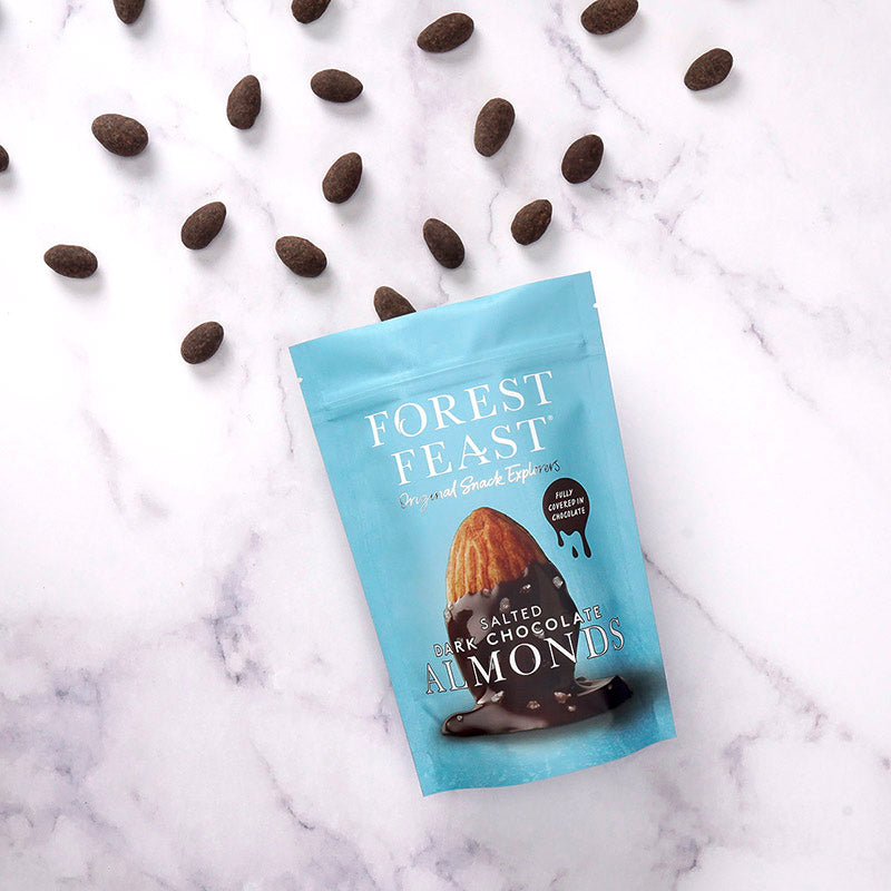 Salted Dark Chocolate Almonds