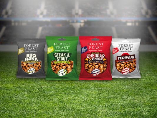 Kick off the rugby season with Forest Feast’s new ‘scrum-pticous’ range of rugby inspired nut mixes