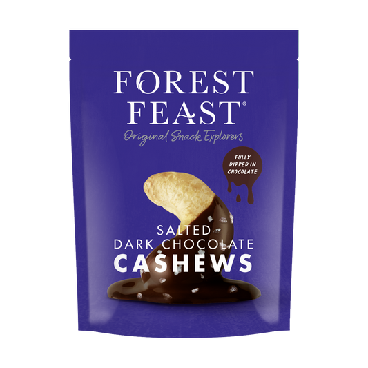 Salted Dark Chocolate Cashews