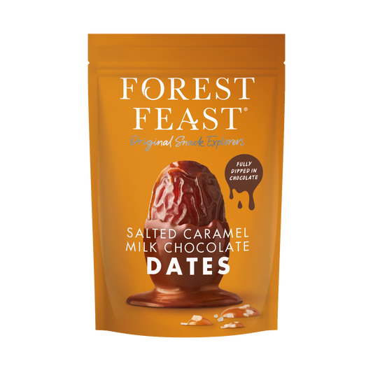 Forest Feast Salted Caramel Milk Chocolate Dates