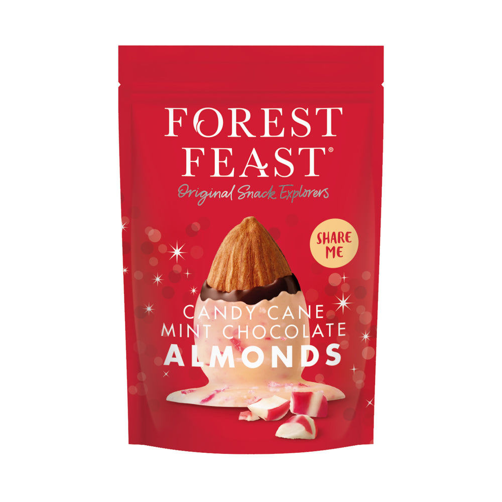 Candy Cane Mint Chocolate Almonds