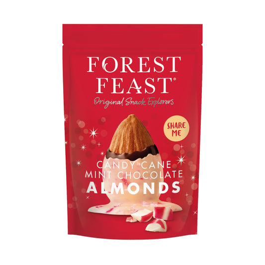 Candy Cane Mint Chocolate Almonds
