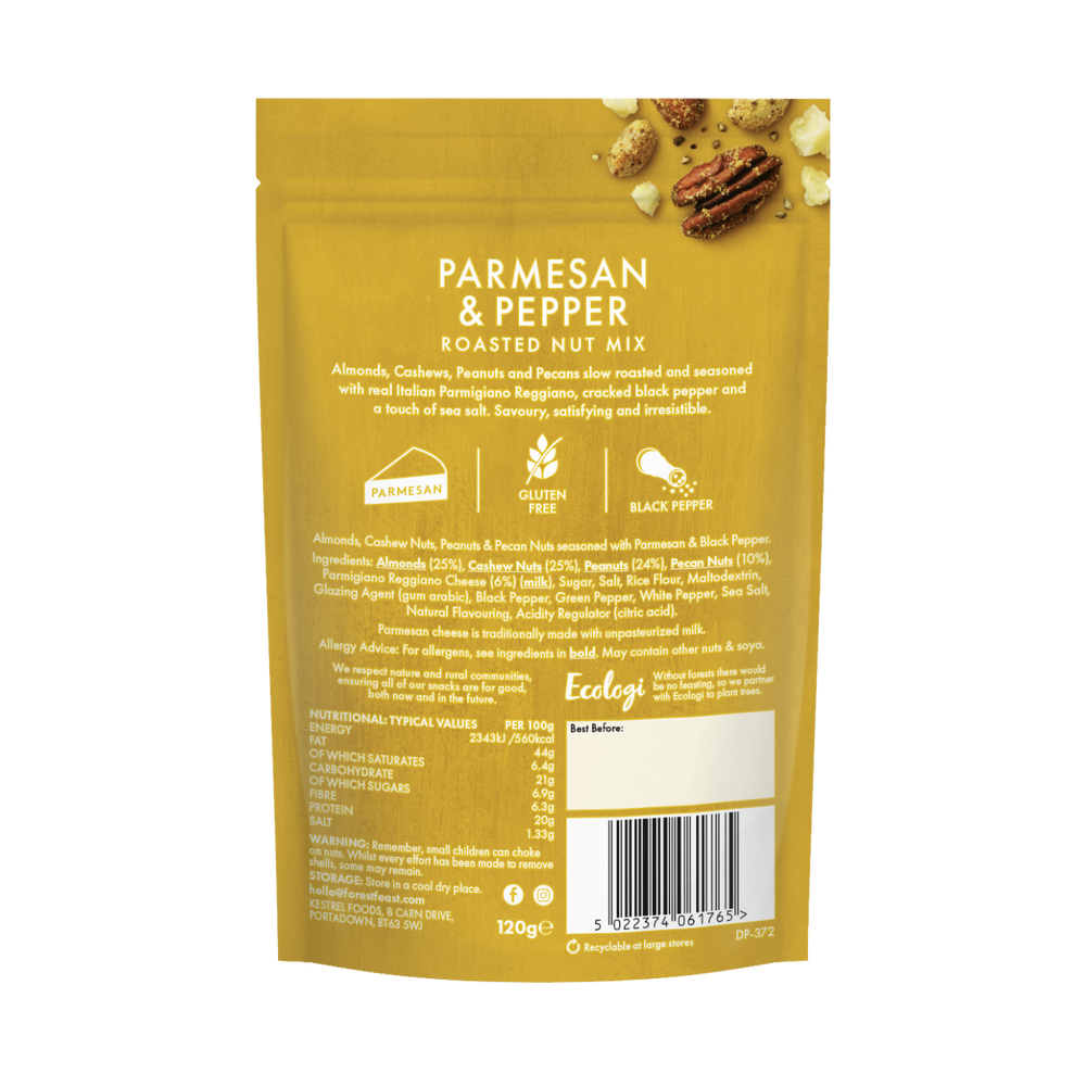 Parmesan & Pepper Roasted Nut Mix