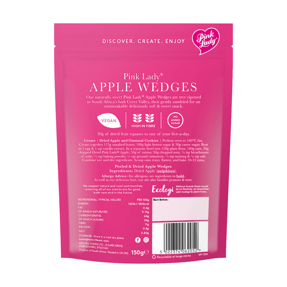 Pink Lady Apple Wedges