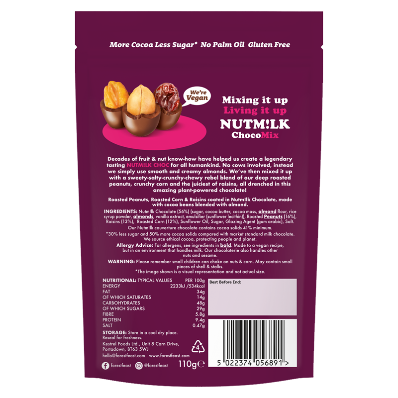 Nutmilk Vegan Chocolate ChocoMix – Forest Feast
