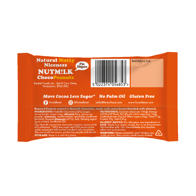 Nutmilk Vegan Chocolate Peanuts